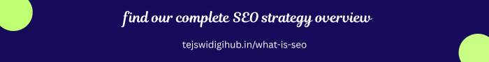 Complete SEO strategy overview